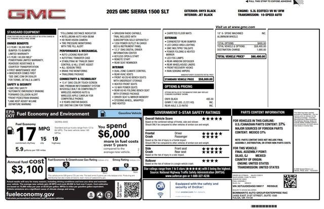 2025 GMC Sierra 1500 SLT