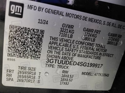 2025 GMC Sierra 1500 SLT