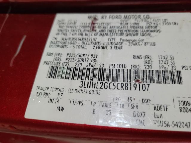 2012 Lincoln MKZ Base