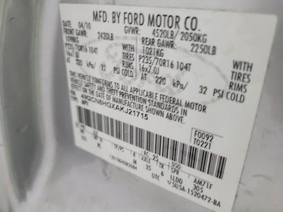 2010 Mercury Mariner Premier