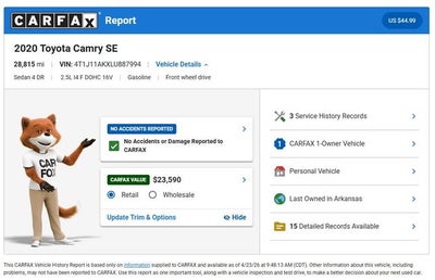 2020 Toyota Camry SE
