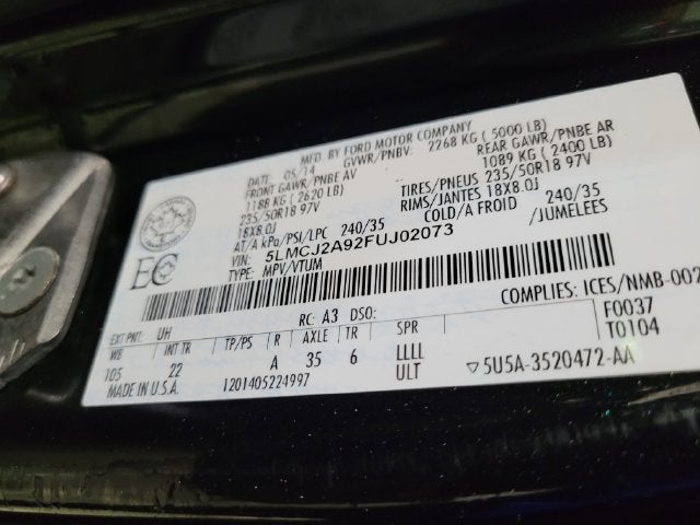 2015 Lincoln MKC Reserve