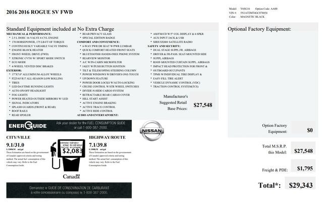 2016 Nissan Rogue SV