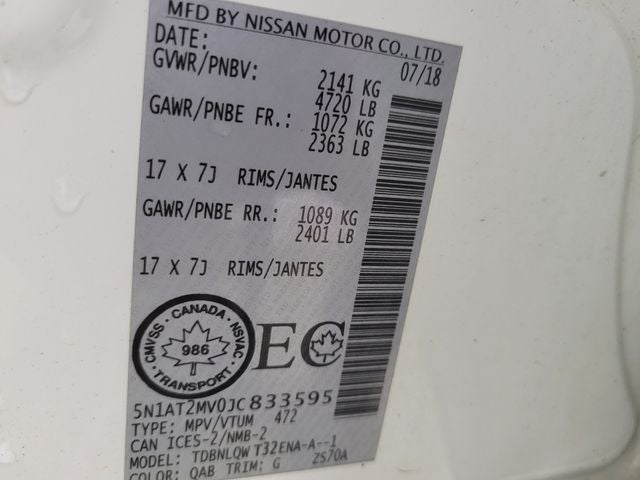 2018 Nissan Rogue SV