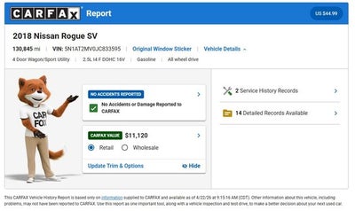 2018 Nissan Rogue SV