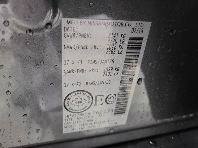 2018 Nissan Rogue SV