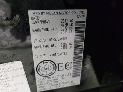 2020 Nissan Rogue SV