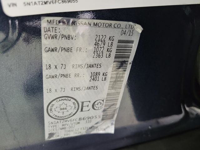 2015 Nissan Rogue SL