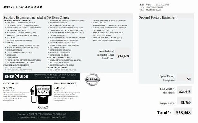 2016 Nissan Rogue SV