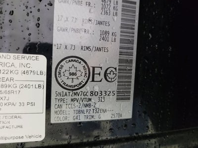 2016 Nissan Rogue SV