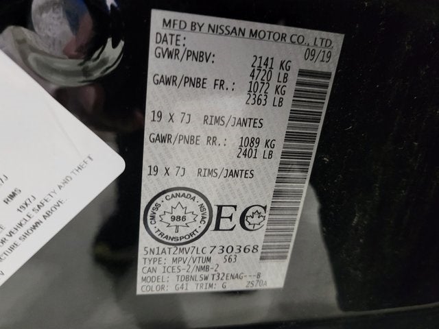 2020 Nissan Rogue SL AWD