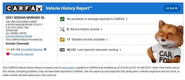 2021 Nissan Murano SL