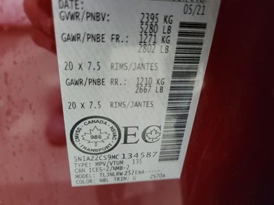 2021 Nissan Murano SL