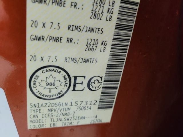 2020 Nissan Murano Platinum