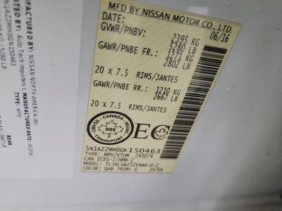 2016 Nissan Murano Platinum