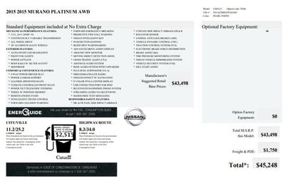 2015 Nissan Murano Platinum AWD