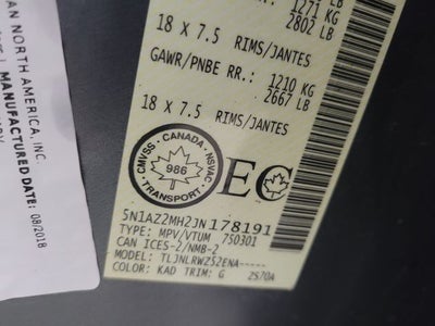 2018 Nissan Murano SL