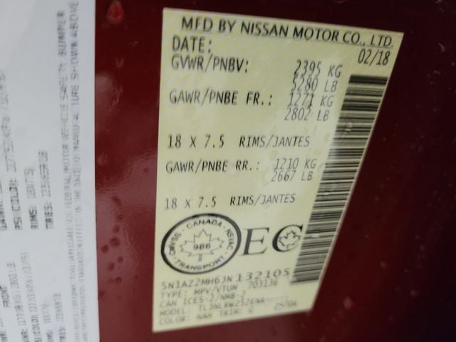 2018 Nissan Murano SL