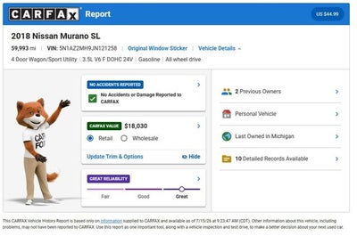2018 Nissan Murano SL