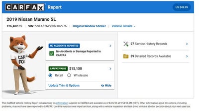 2019 Nissan Murano SL