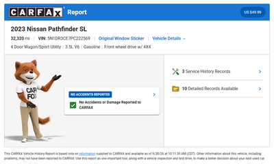 2023 Nissan Pathfinder SL