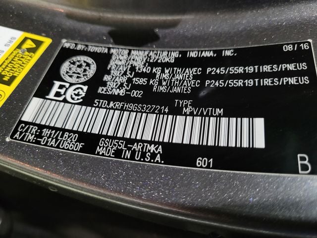 2016 Toyota Highlander XLE V6