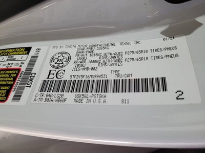 2021 Toyota Tundra SR5 TRD Off-Road