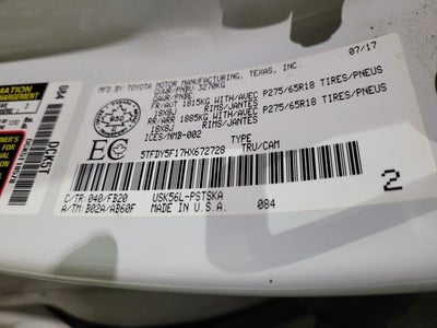 2017 Toyota Tundra SR5