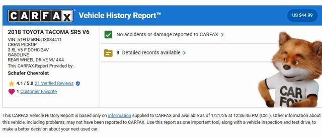 2018 Toyota Tacoma TRD Sport V6