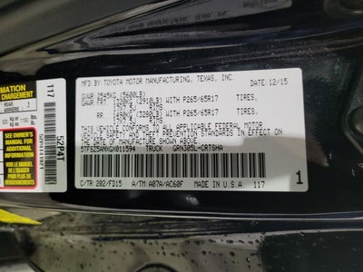 2016 Toyota Tacoma TRD Sport