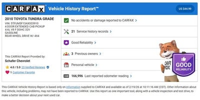 2010 Toyota Tundra Grade 4.6L V8