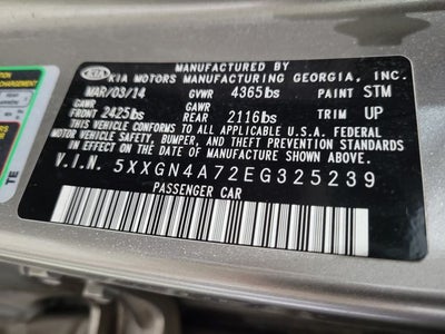 2014 Kia Optima EX