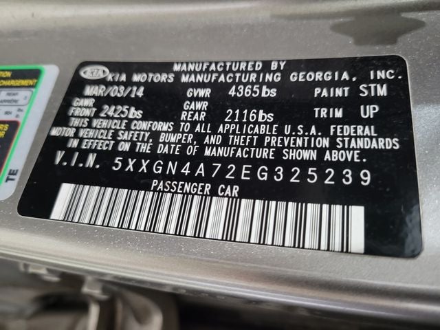 2014 Kia Optima EX