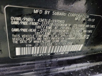 2019 Subaru Crosstrek 2.0i Limited