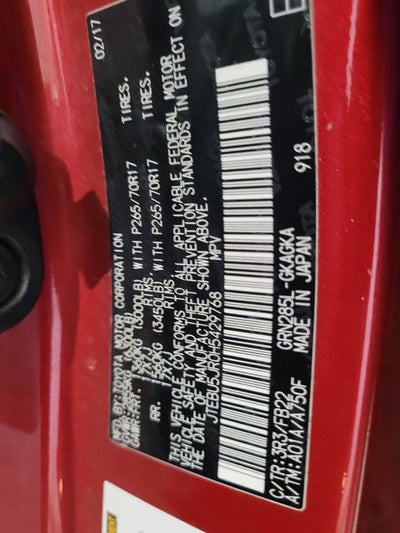 2017 Toyota 4Runner SR5