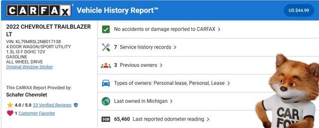 2022 Chevrolet TrailBlazer LT