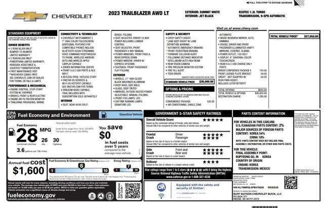 2023 Chevrolet TrailBlazer LT
