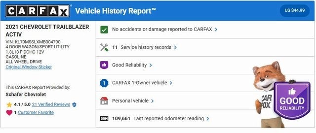 2021 Chevrolet TrailBlazer ACTIV
