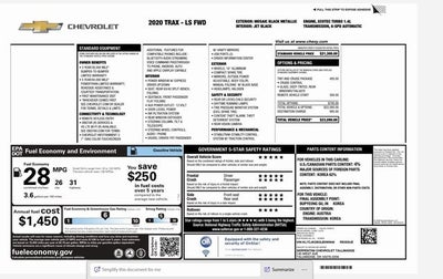 2020 Chevrolet Trax LS
