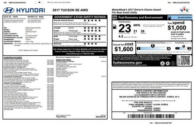 2017 Hyundai Tucson SE