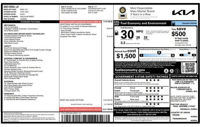 2023 Kia Soul LX