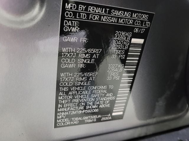 2017 Nissan Rogue SV