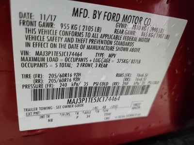 2018 Ford EcoSport SE